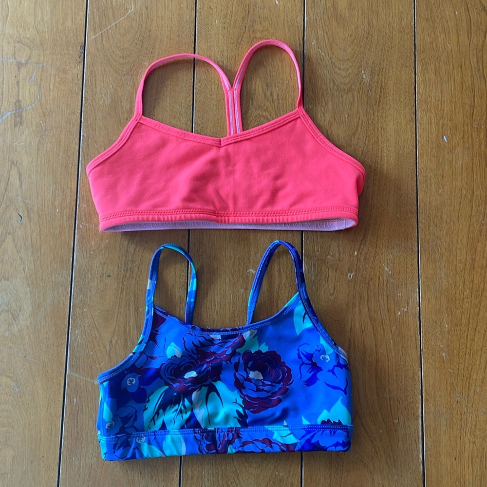 2 youth sport bras. Ivivva and Gapfit
